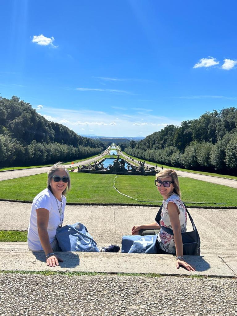  Laura Folco e Roberta Losno al Seminario Ars Florum nel complesso della Reggia di Caserta - Settembre 2024